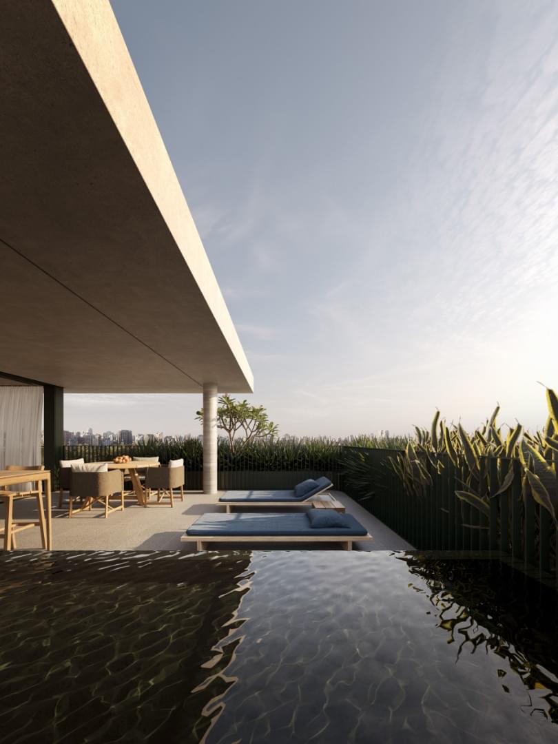 SERENA Jardins - Em obras - Rua da Consolação - Jardins - LIV Inc - Cobertura Duplex 454m² - Terraço Andar Superior