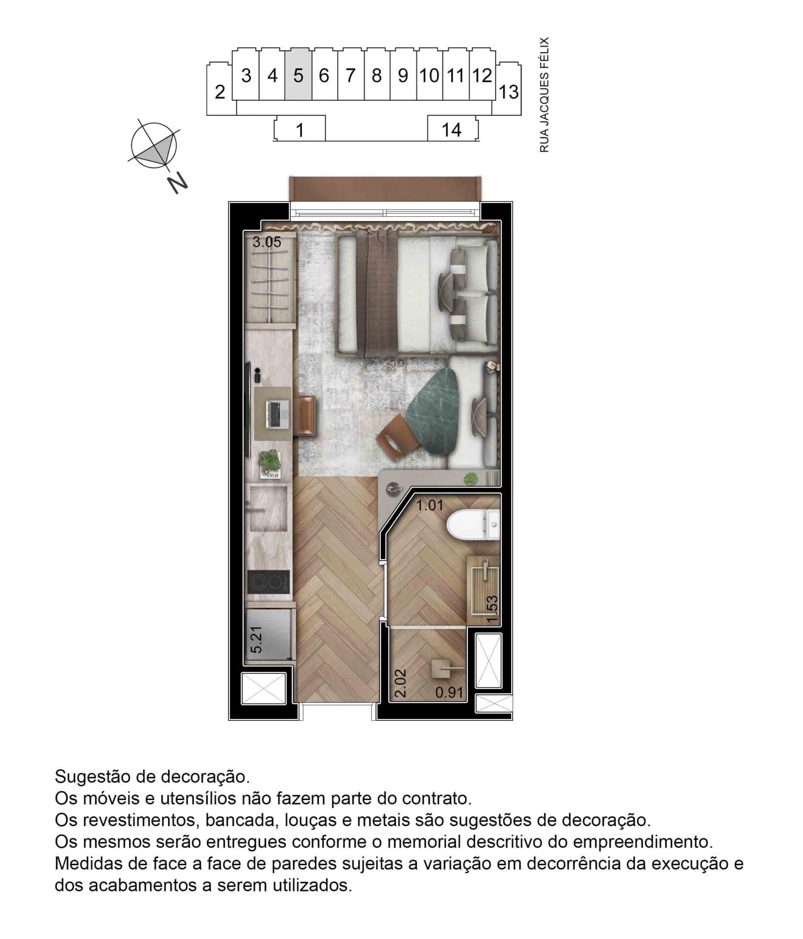 Tièl Vila Nova Conceição - Planta Planta Studio Decorado