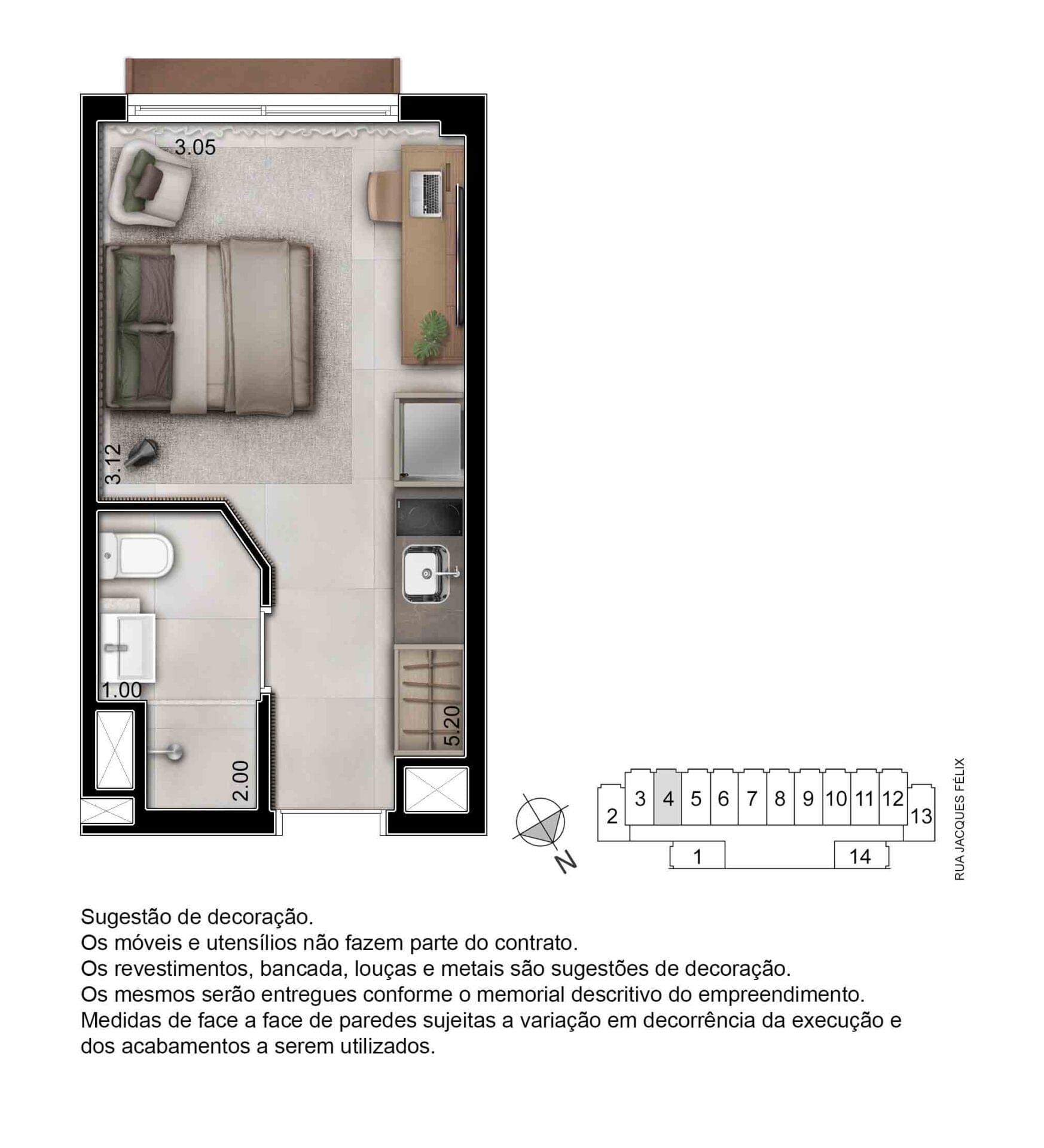 Tièl Vila Nova Conceição - Planta Planta Studio