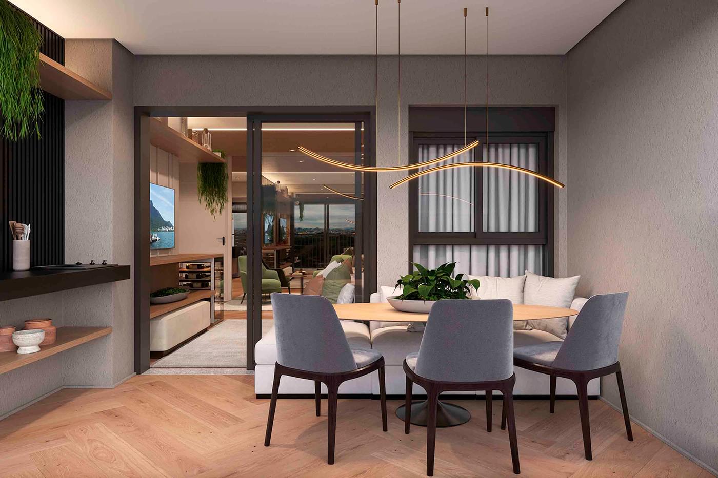 Mozae Higienópolis - Lançamento - Tegra - Rua Conselheiro Brotero - Higienópolis - Apartamento - Planta de 73m² - Terraço
