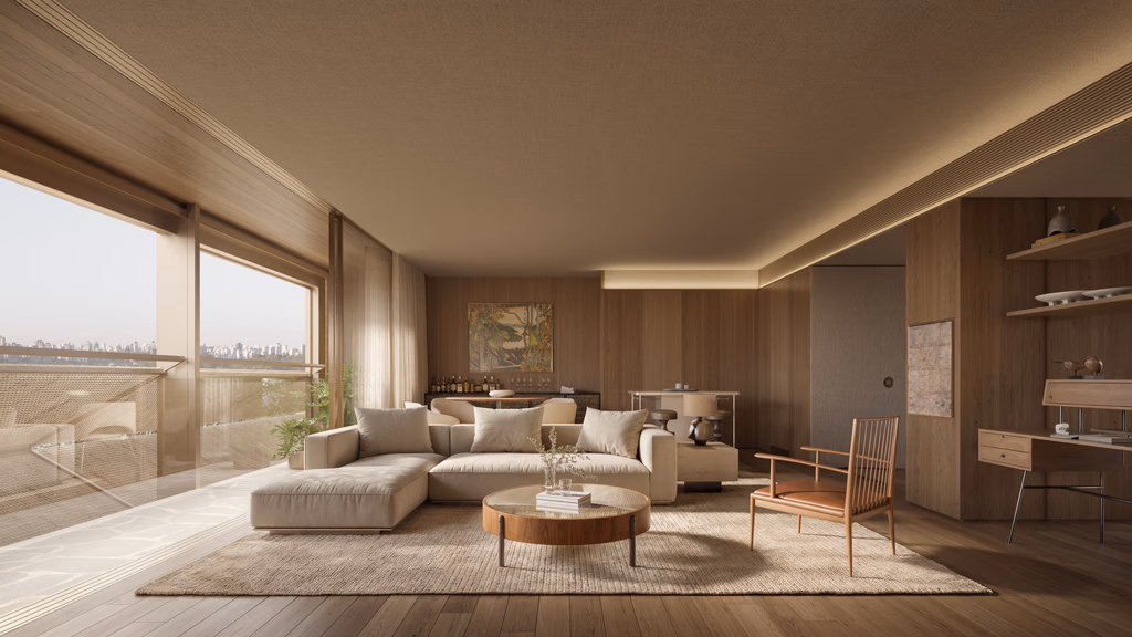 Sala de Estar do ALLARD Oscar Freire - Apartamento