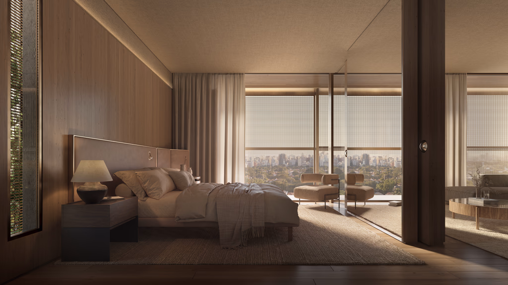 Suíte Master do ALLARD Oscar Freire - Apartamento