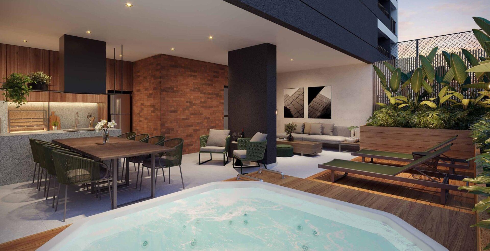 Private Terrace - Haus Mitre Station Brooklin - Lançamento - Mitre - Av. Roque Petroni Junior - Brooklin