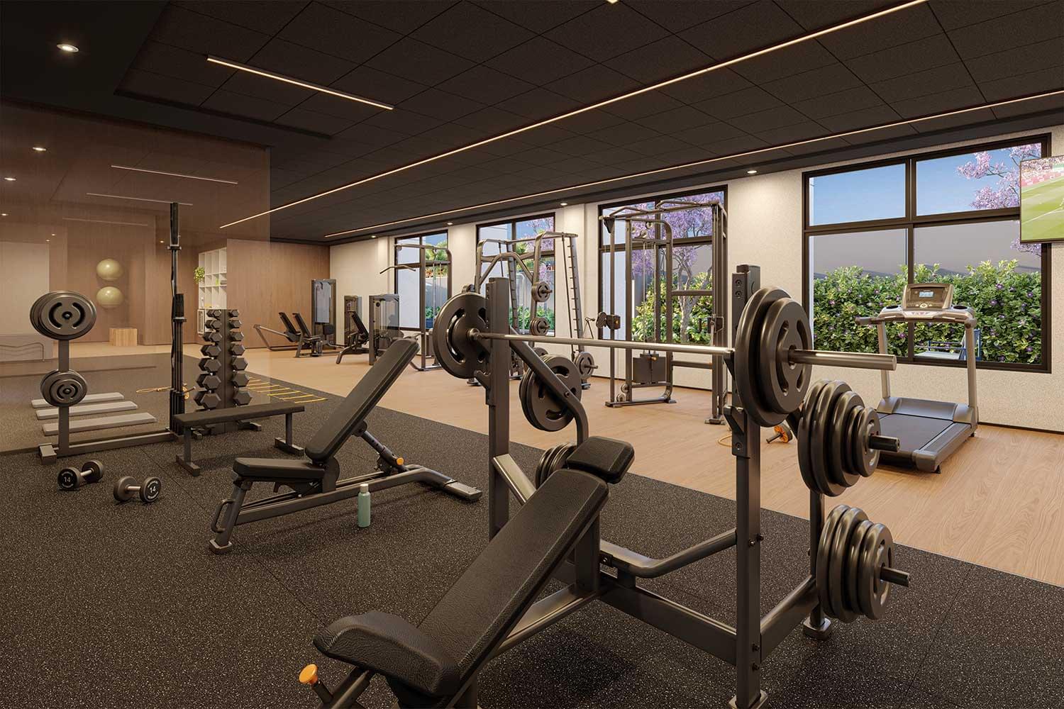 Fitness Musculação - SP 360° Smart Living by Eztec