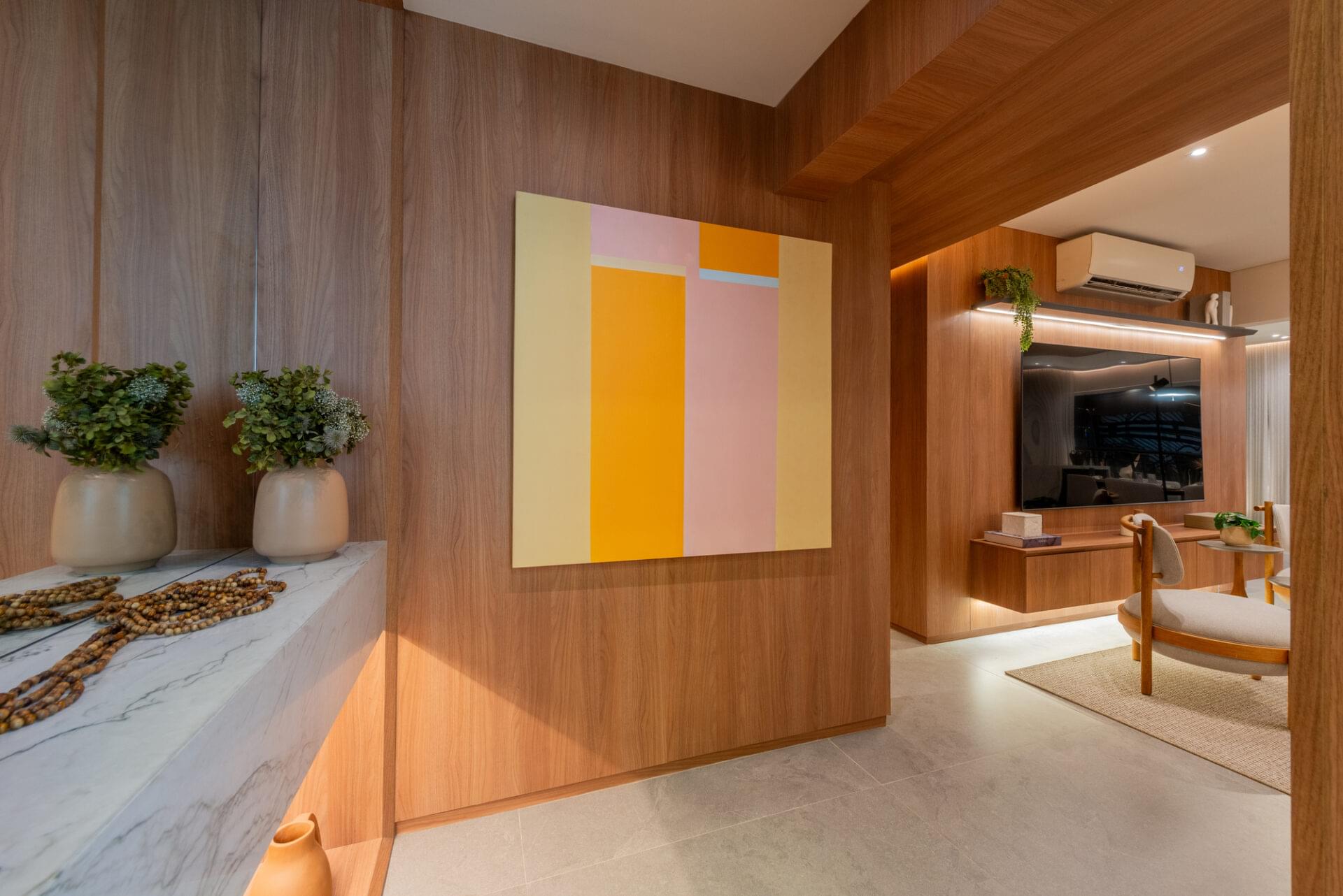 Auge Resort Tatuapé by Diálogo - Residences - Apartamento Decorado de 140m² - Hall Privativo