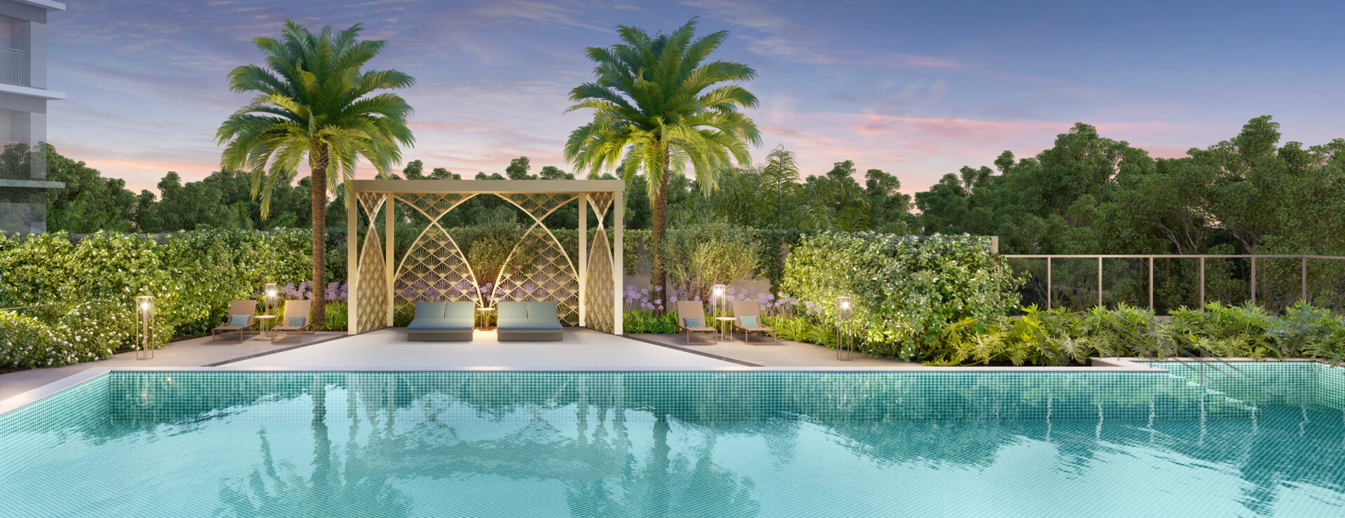 Pool House - The Palace Royal - Lançamento Cyrela - Rua Bartolomeu de Gusmão - Vila Mariana