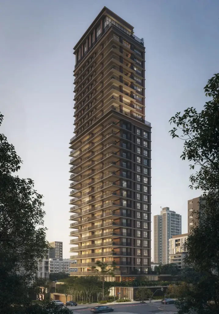 Apartamentos Luxuosos Em Pinheiros Com Lazer Inspirado Em Resorts 11 Fachada Do Primo Pinheiros, Lançamento De Alto Padrão Da Amy Incorporadora Na Rua Mourato Coelho, Em São Paulo