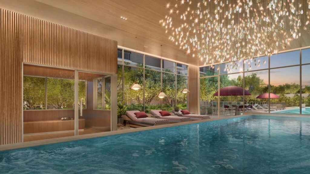 Piscina Externa Com Cascata E Paisagismo No Quattri Cyrela Vila Mariana