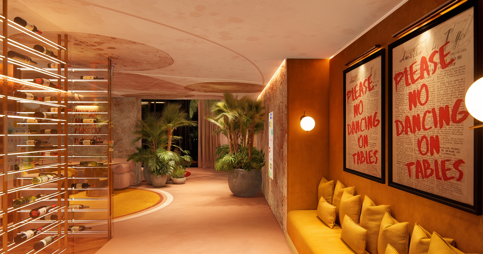 Lobby concierge com design moderno, iluminação elegante e serviço completo no H Bela Cintra by Vitacon