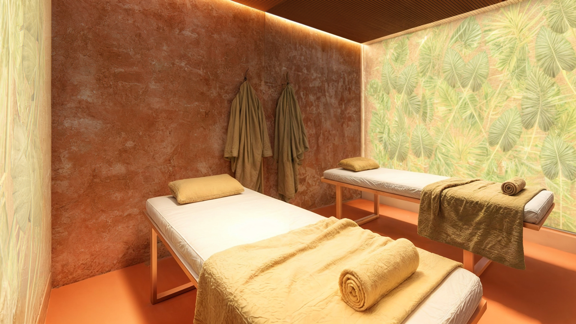 Spa com hidromassagem, sauna e área de relaxamento no H Bela Cintra nos Jardins