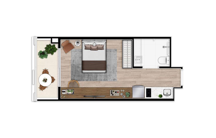 Studio Não Residencial - ISLA Vila Madalena