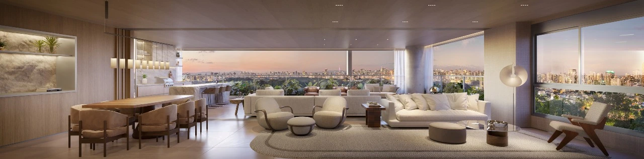 Living Ampliado de 353m² - Gran Oscar Ibirapuera