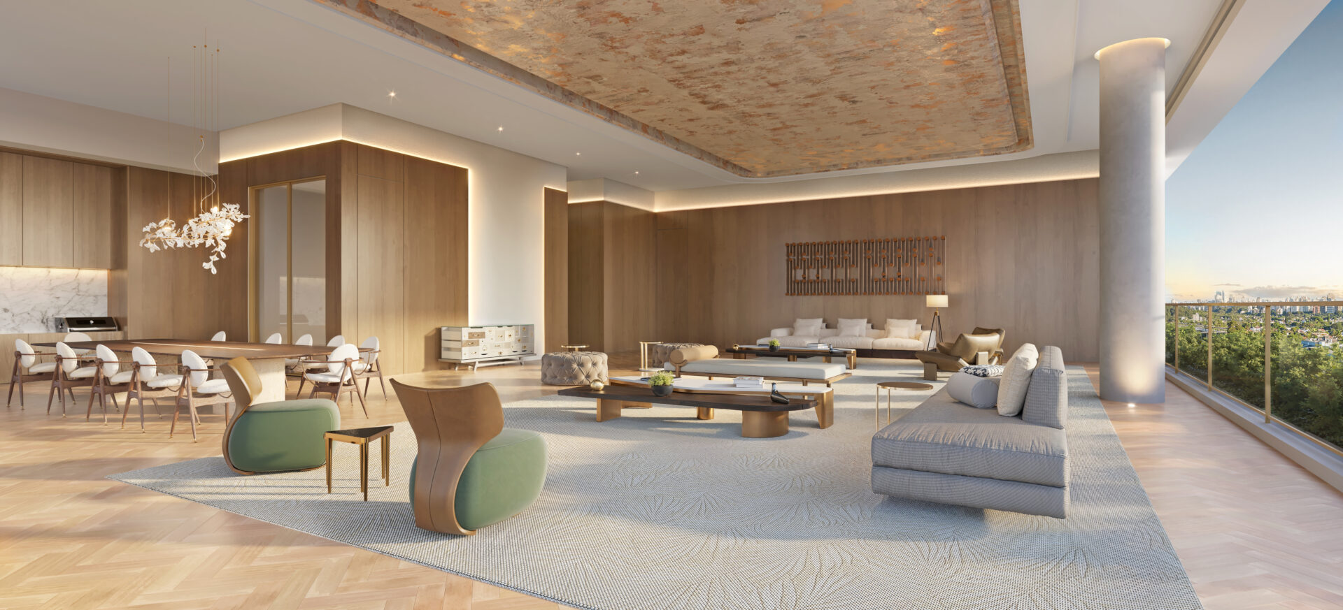 Living de 355m² - PORTRAIT Parque do Ibirapuera