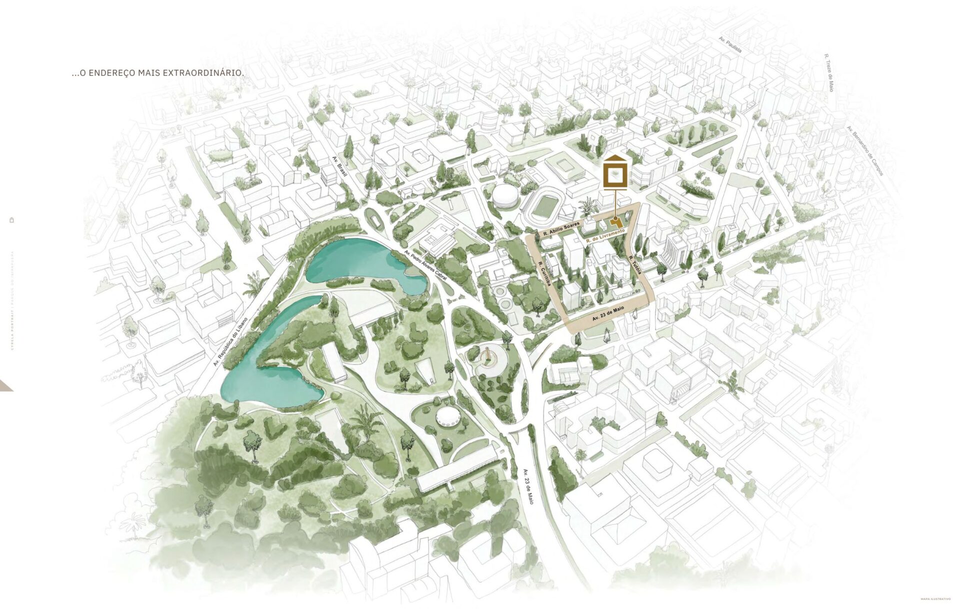 Mapa - PORTRAIT Parque do Ibirapuera