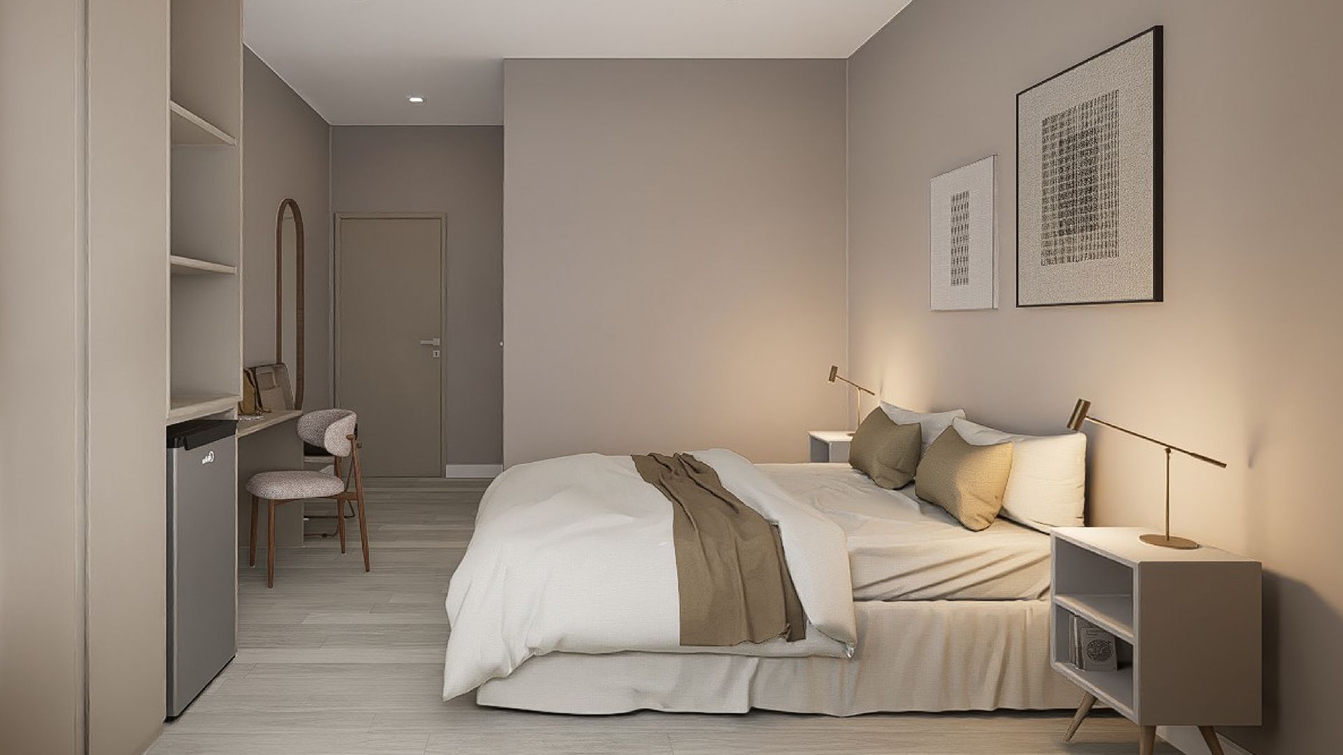 Studio com Suíte Cama de Casal - Stay Moema by Helbor - Studios Mobiliados para Investimento - Moema