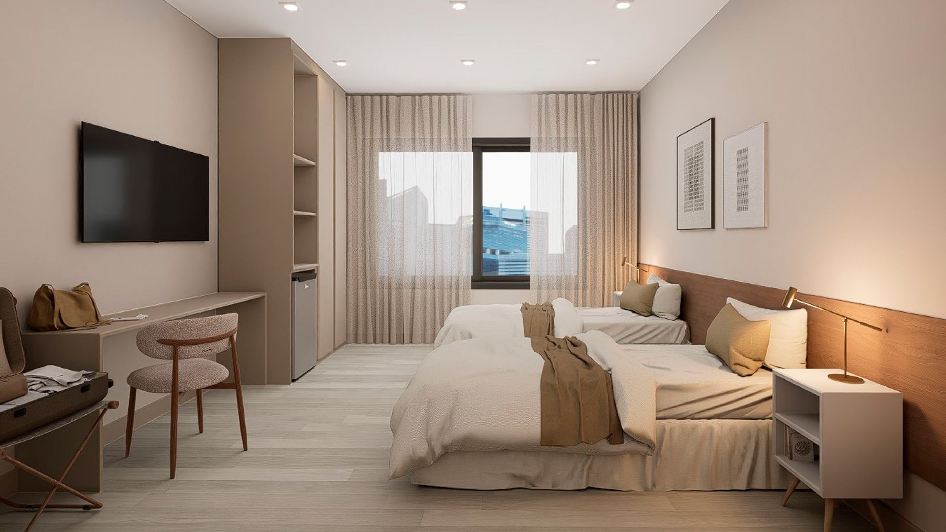 Studio com Suíte Master - Stay Moema by Helbor - Studios Mobiliados para Investimento - Moema