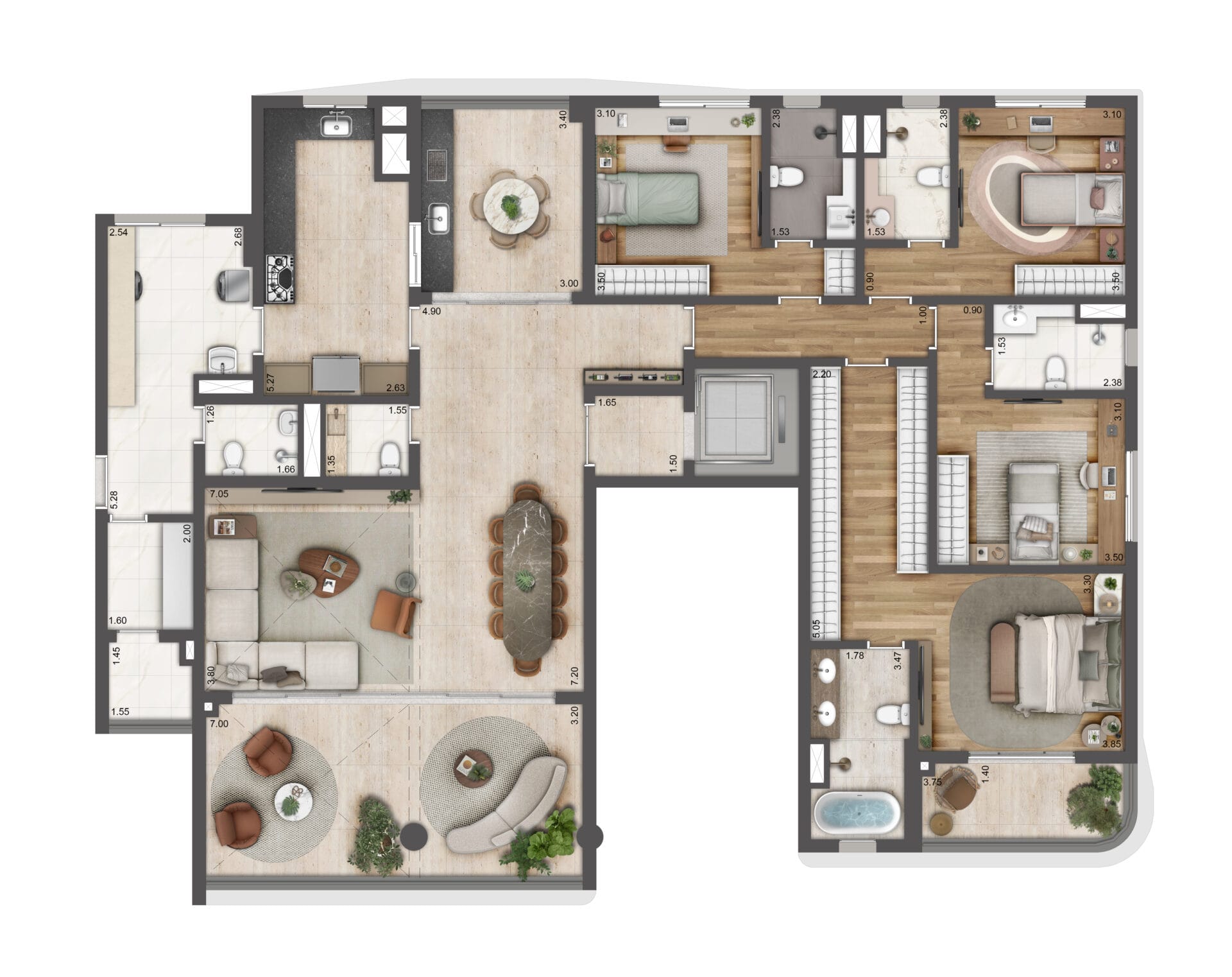 CASA Cerâmica - Planta Planta de 240m² Tipo
