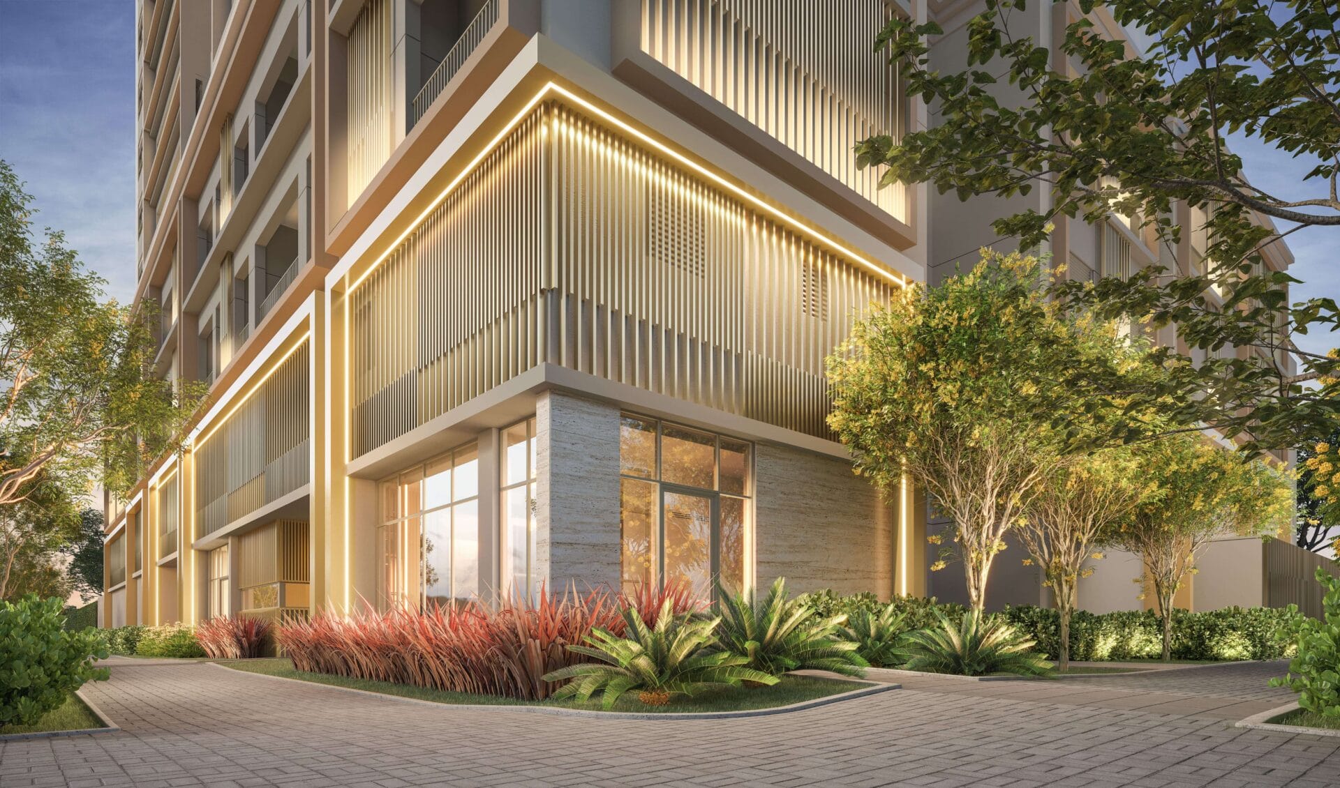 Acesso Calçada - Apartamento Home Boutique By Living Campo Belo – iApartamentos
