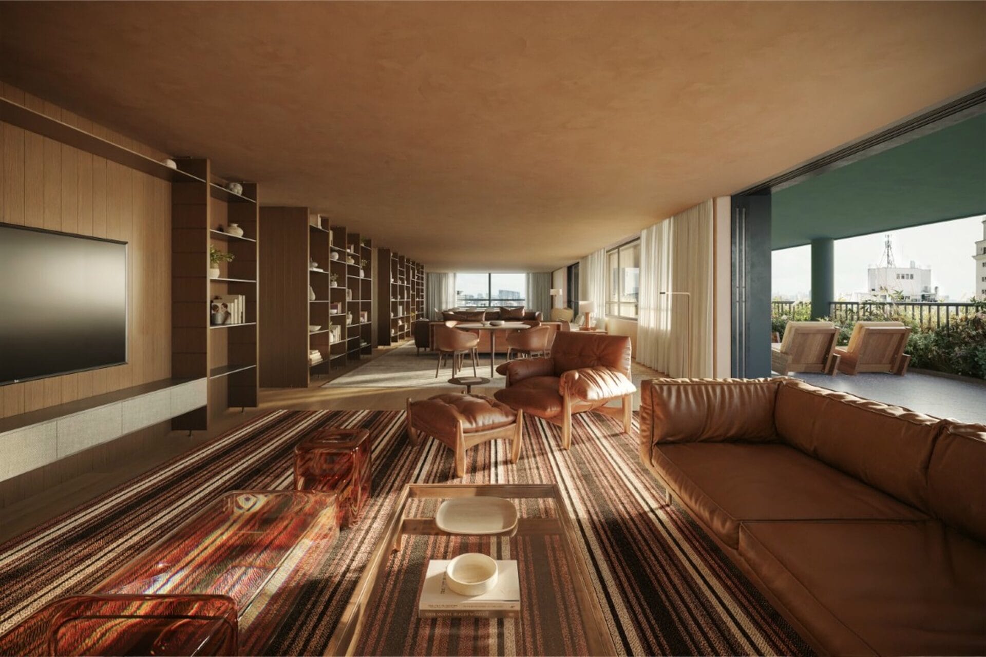 Living Apartamento de 580 m² - PJM923 Jardins - Lançamento TOCA55