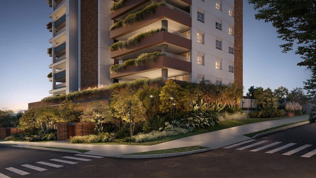 Acesso Do Sofia Campo Belo, Lançamento Da Nortis Na Rua Volta Redonda, 362 – Campo Belo, São Paulo, Com Arquitetura De Perkins&Amp;Amp;Will E Paisagismo De Rodrigo Oliveira.