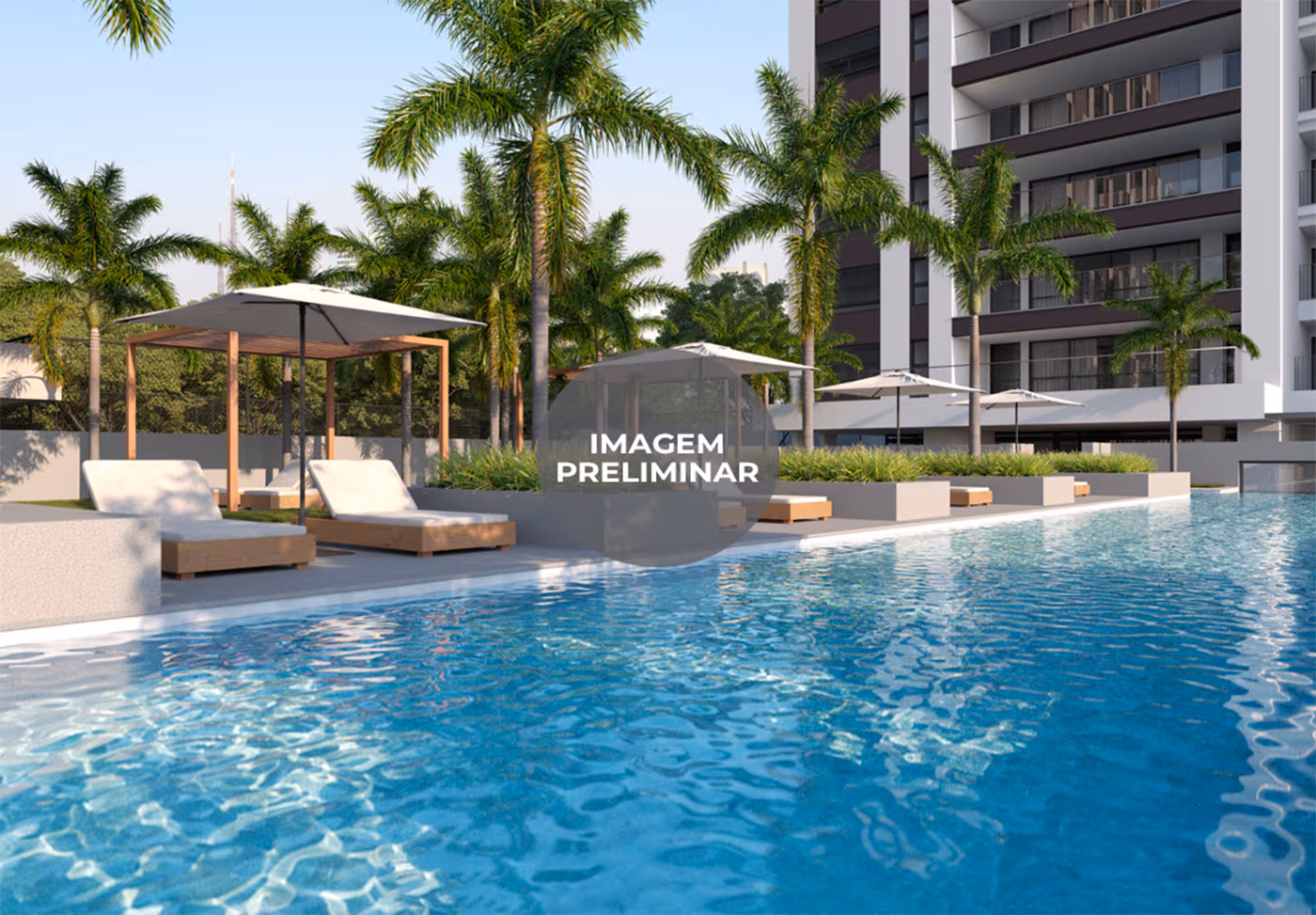 Piscina do OAZII By Piero Lissoni - Lançamento Tegra - Alto da Lapa