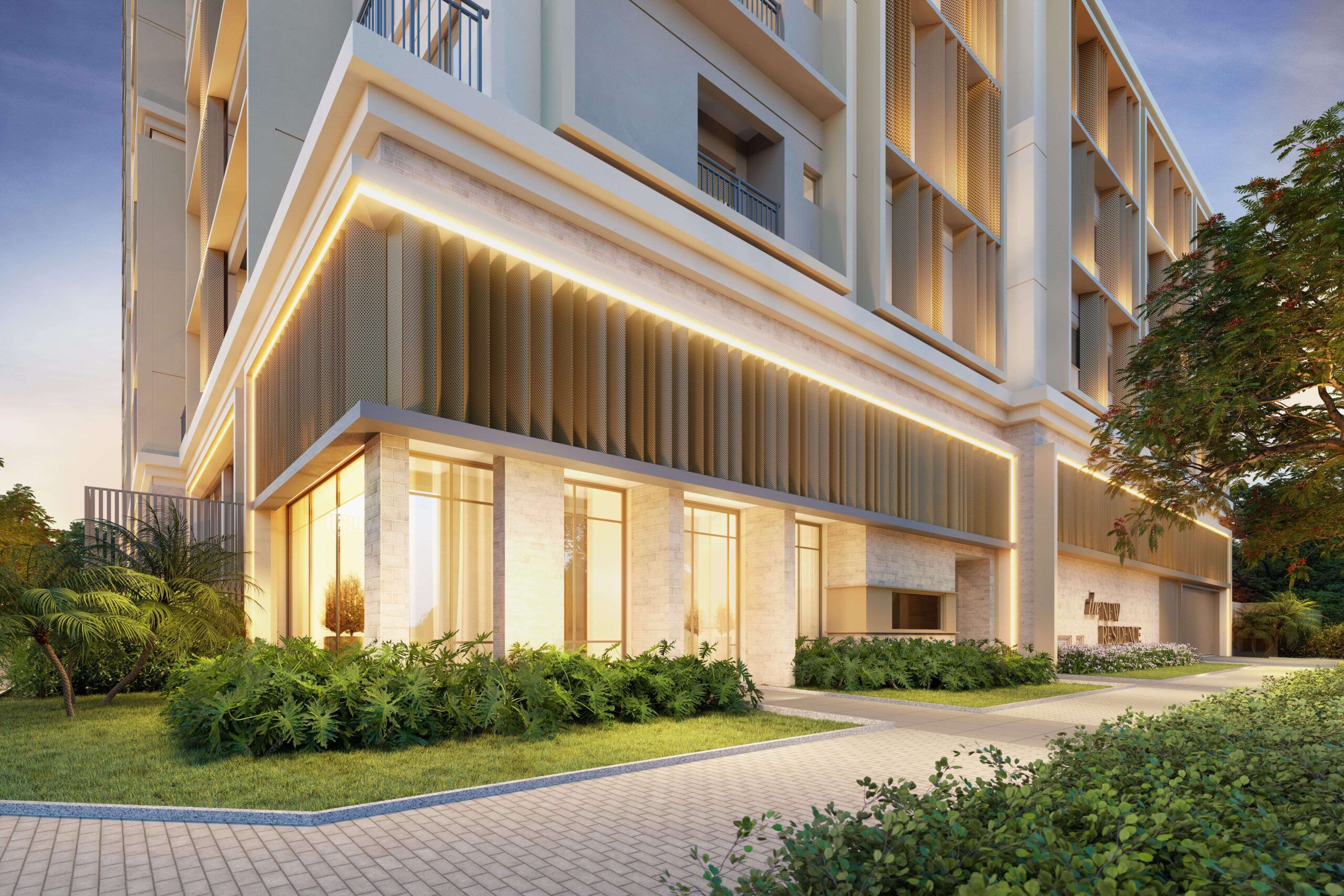 Fachada Esquina - The New Residence Brooklin By Living