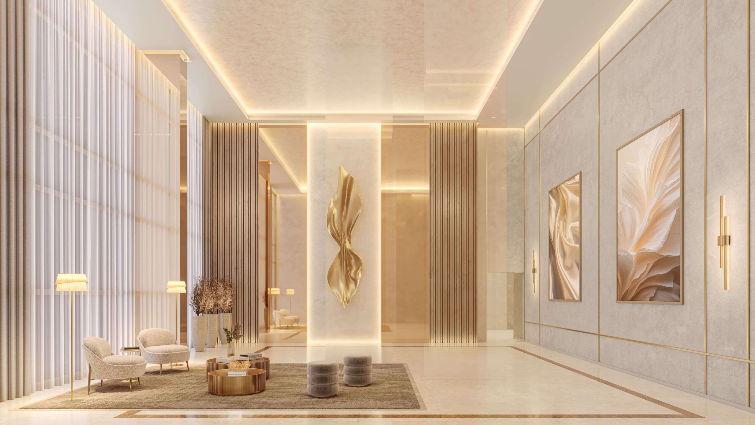 Lobby Térreo - The New Residence Brooklin By Living