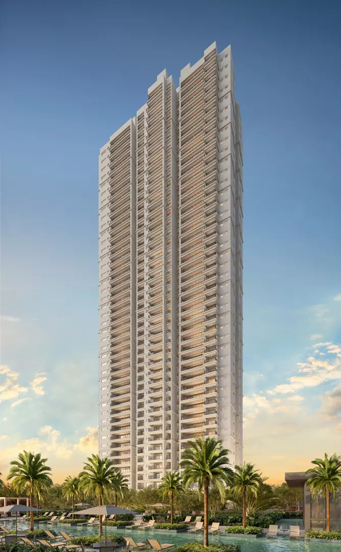 Fachada Torre B - Lançamento Jardins da Hípica - Lavvi