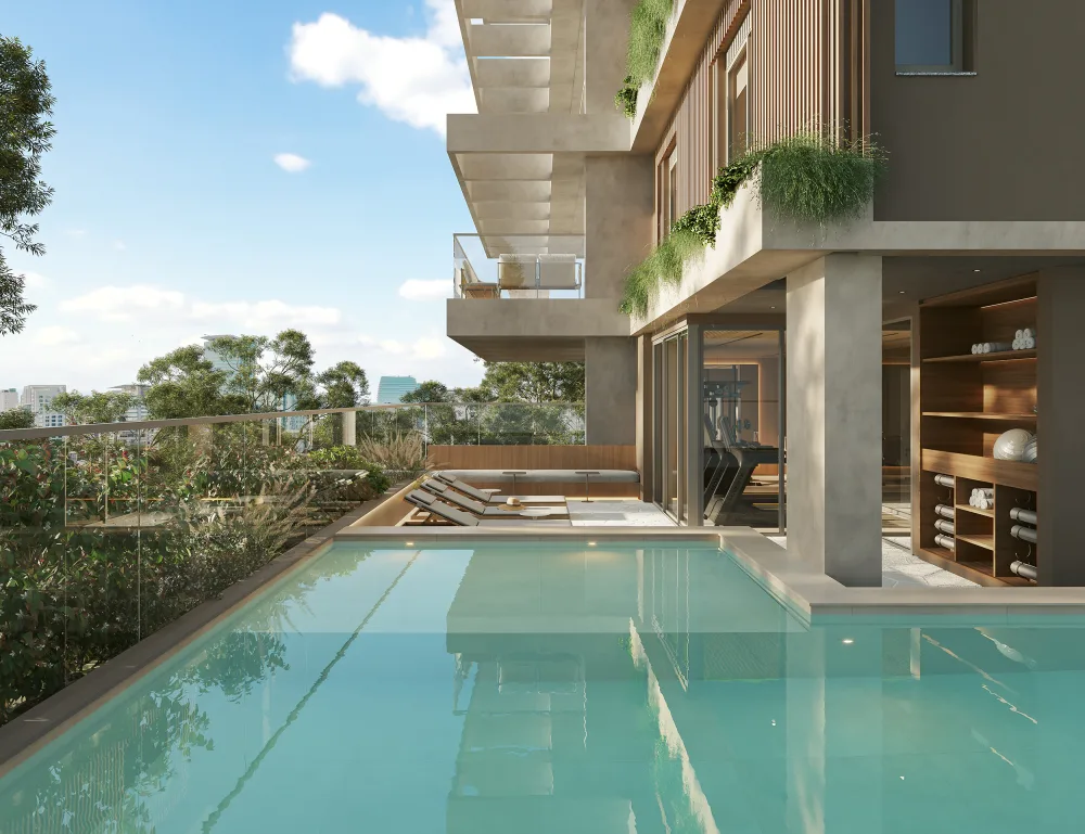 Piscina - Casa Pereira Coutinho - Vila Nova Conceição - RFM