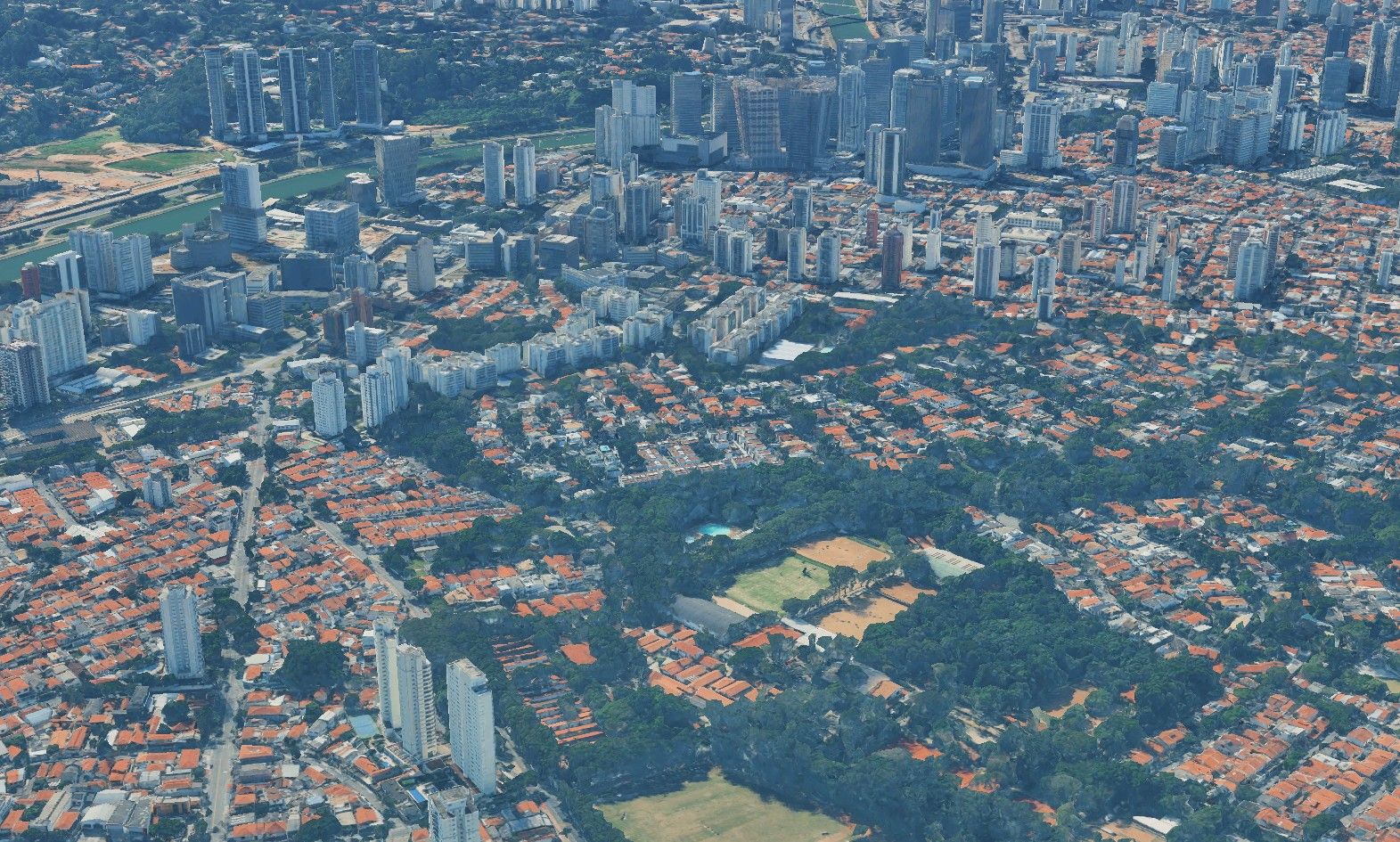 Mapa Da Região Da Hípica Santo Amaro Na Zona Sul De São Paulo