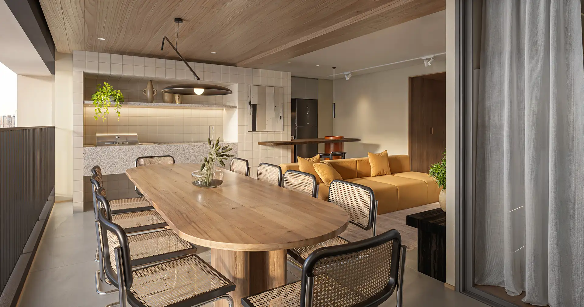 Terraço do Apartamento de 114m² com 3 Suítes - IBITI Alto da Boa Vista - Lançamento