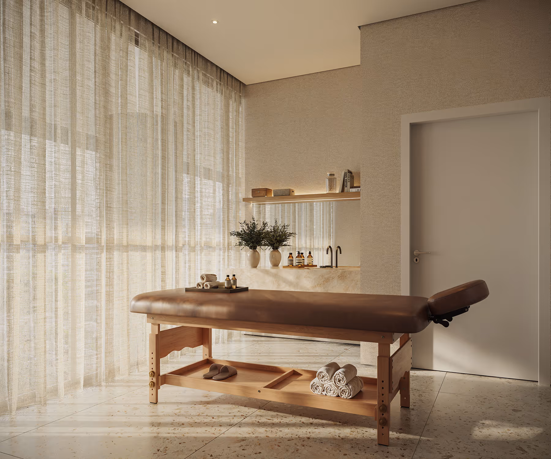 ETERNO Alma Brasileira — Sala de Massagem — curadoria iApartamentos — Paraíso