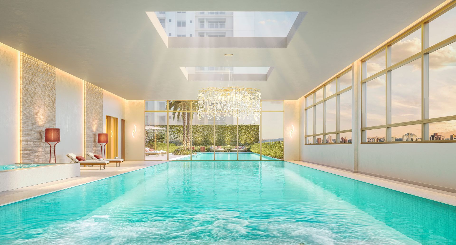 The Grand Residence — piscina privativa interna com acabamento exclusivo — curadoria iApartamentos — Brooklin