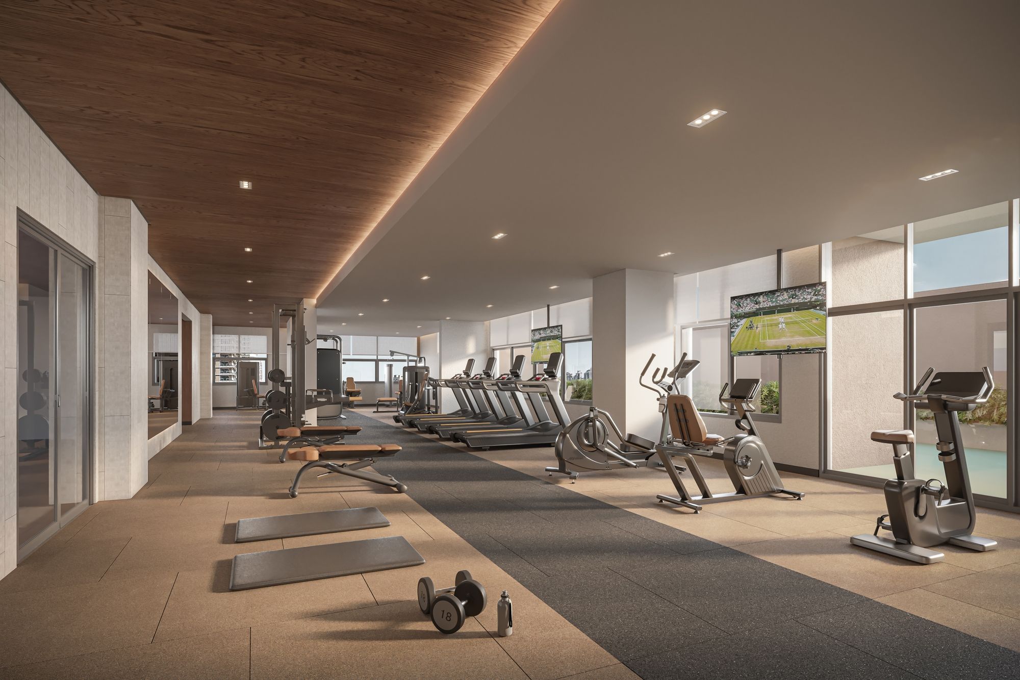ORBYA Vila Carrão - Academia Fitness (Perspectiva Artística) - Lançamento na Av. Conselheiro Carrão na Zona Leste - Diálogo Engenharia