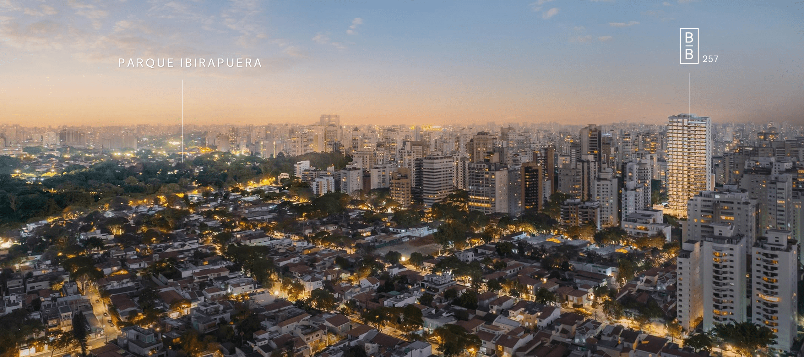 Bueno Brandão 257 — Vista Noturna Do Horizonte De São Paulo A Partir Da Vila Nova Conceição, Bairro De Altíssimo Padrão