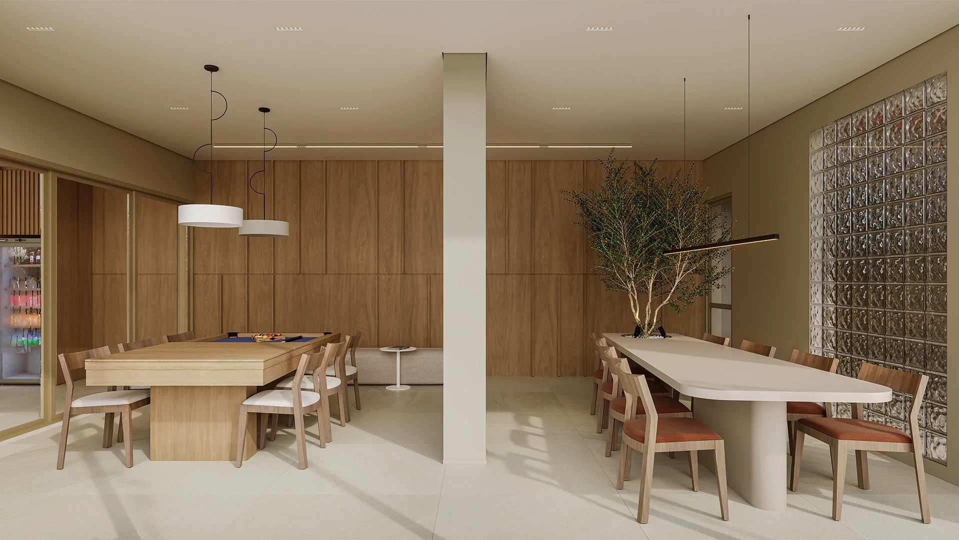 Alameda Mará, espaço de coworking, jogos e gourmet | curadoria iApartamentos | Moema
