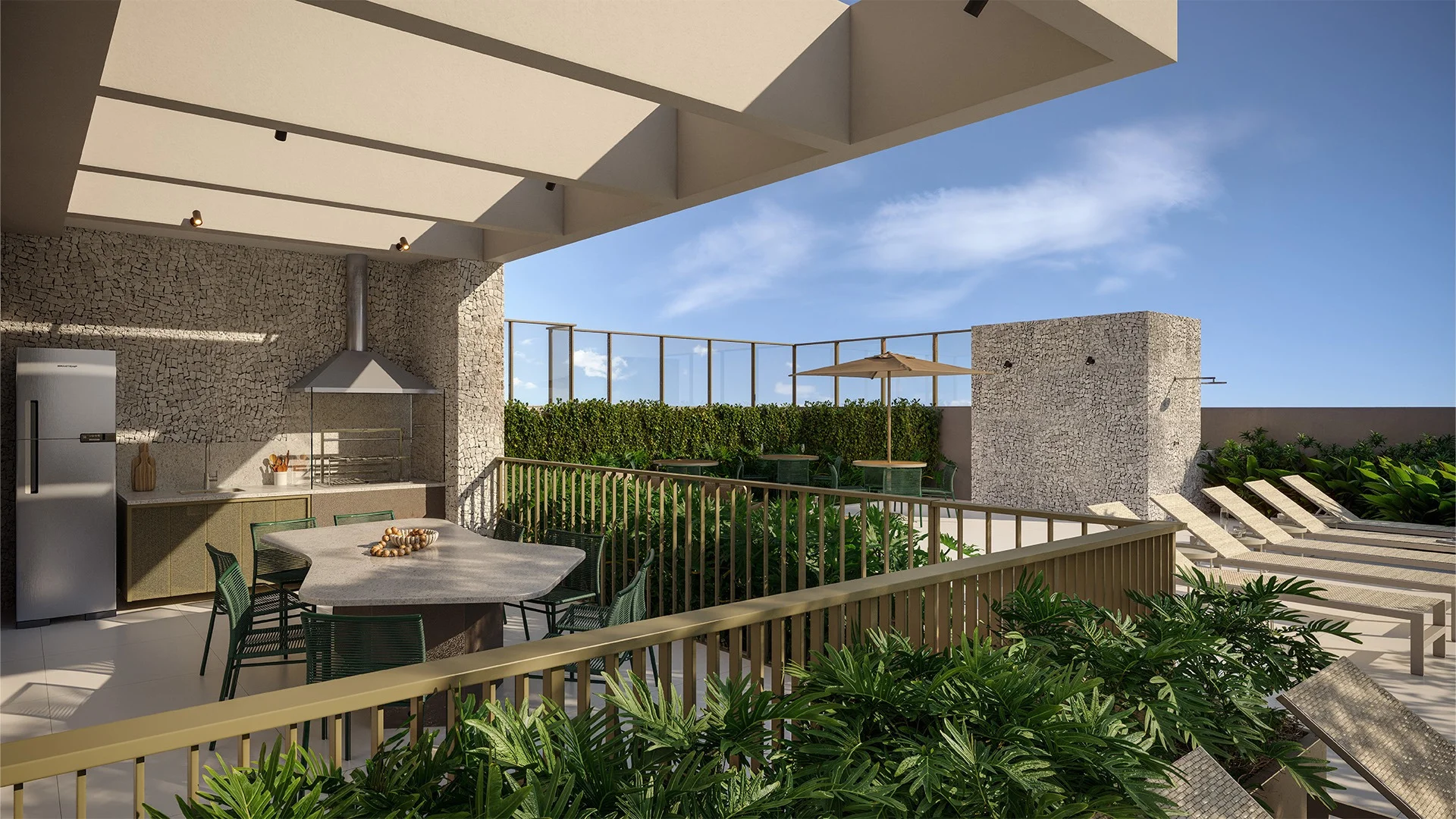 Alameda Mará, churrasqueira e solário no rooftop | curadoria iApartamentos | Moema