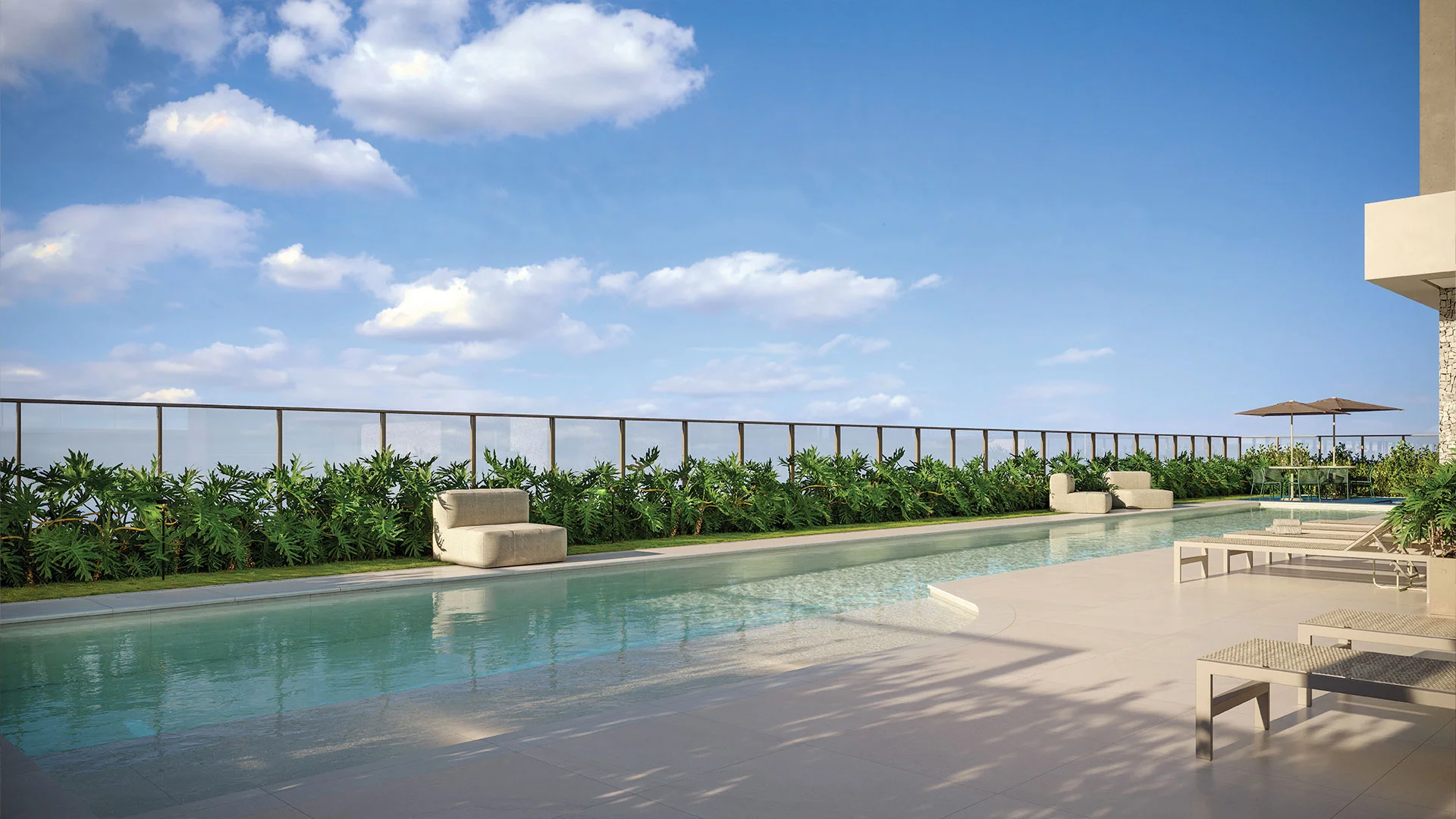Alameda Mará, piscina com raia de 25 m no rooftop | curadoria iApartamentos | Moema