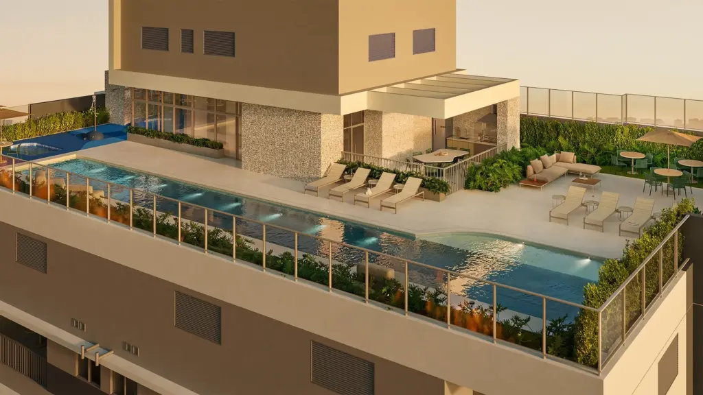 Alameda Mará, Rooftop Do 25º Pavimento Com Piscina De Raia De 25 M | Curadoria Iapartamentos | Moema