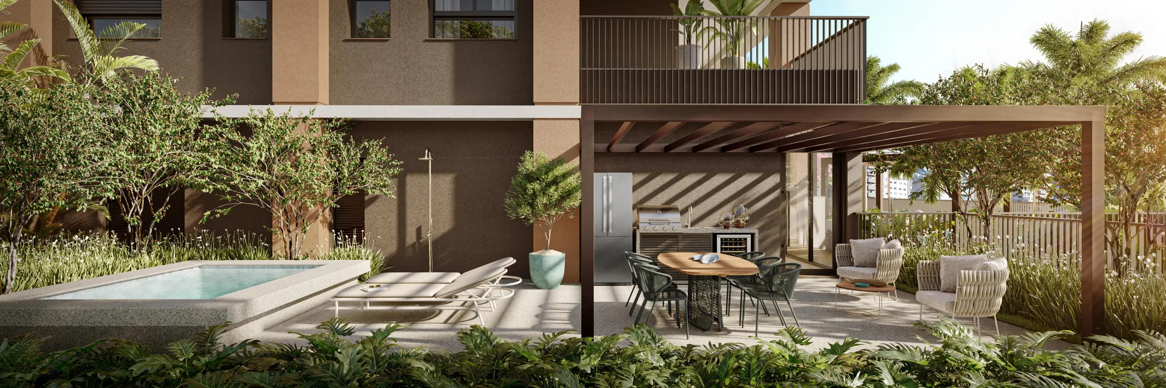 Fraiha Ybirá Chibarás, private Pool House com Vitality Pool Gourmet no 1º pavimento, curadoria iApartamentos, Moema