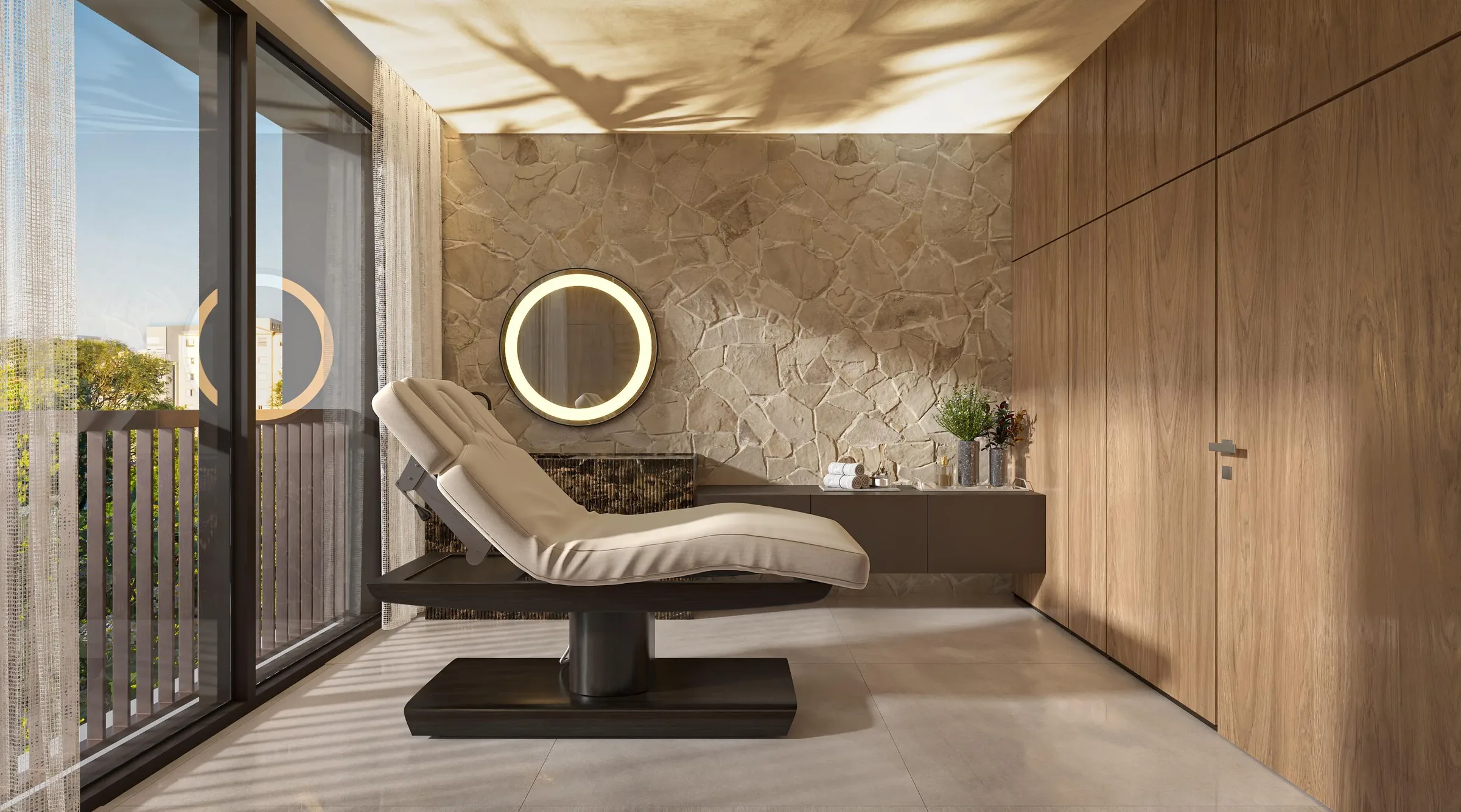 Fraiha Ybirá Chibarás, wellness Therapy Center: Wellness Recovery Room, curadoria iApartamentos, Moema