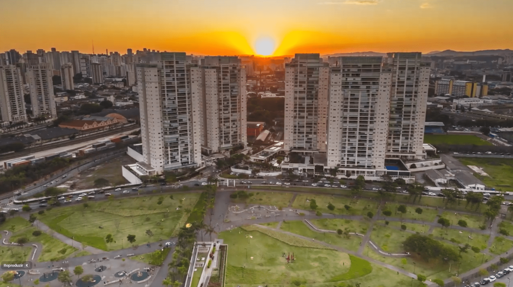 Jardim Das Perdizes: O Guia Completo Do Bairro Planejado Da Zona Oeste 5 Vista Aérea Do Jardim Das Perdizes Com O Parque Central E As Torres Do Loteamento