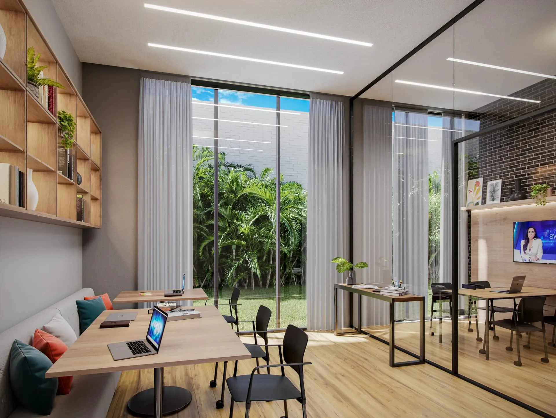 Brooklin Noventa Stay, coworking, curadoria iApartamentos, Brooklin