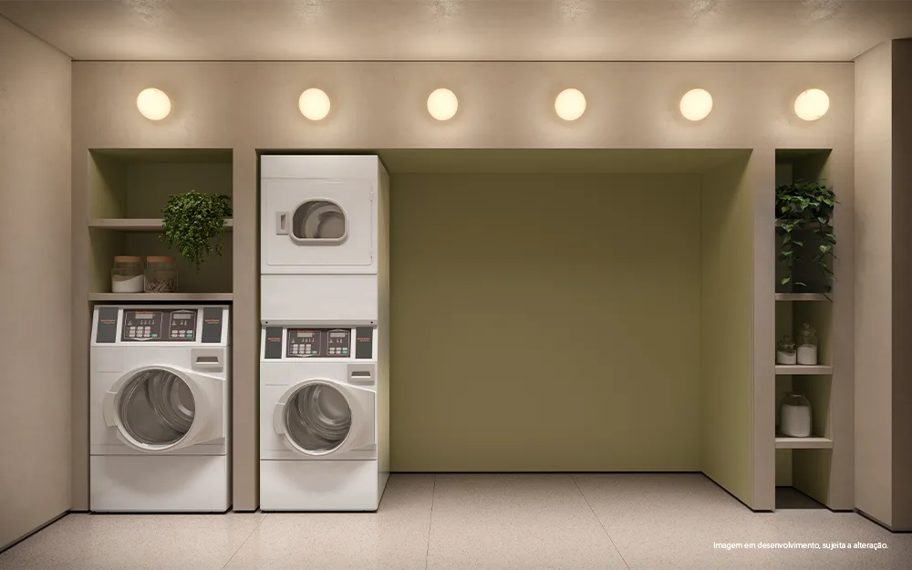 GO Arizona, lavanderia compartilhada, curadoria iApartamentos, Brooklin