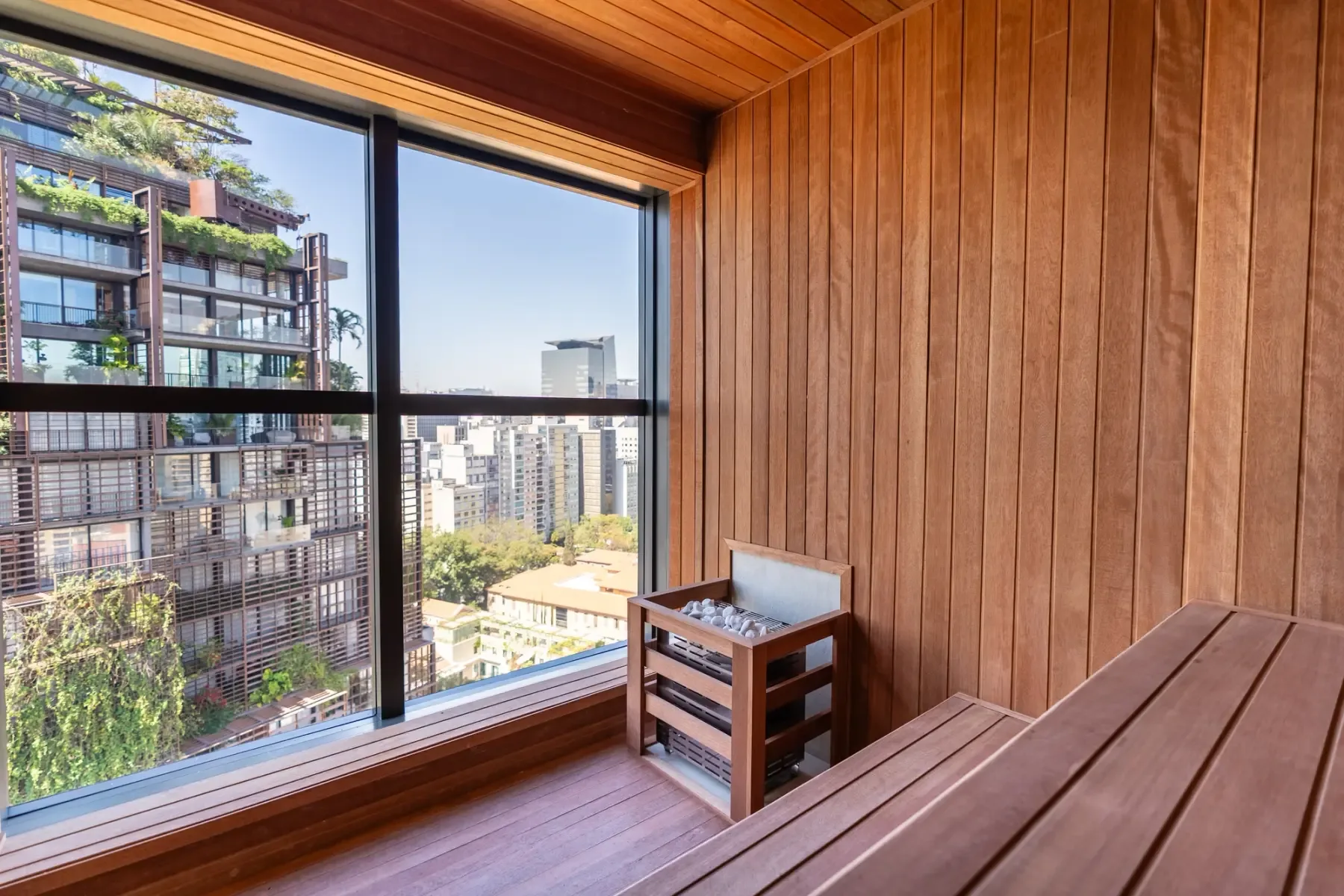 Haus Mitre Jardins, sauna com vista, curadoria iApartamentos, Jardins