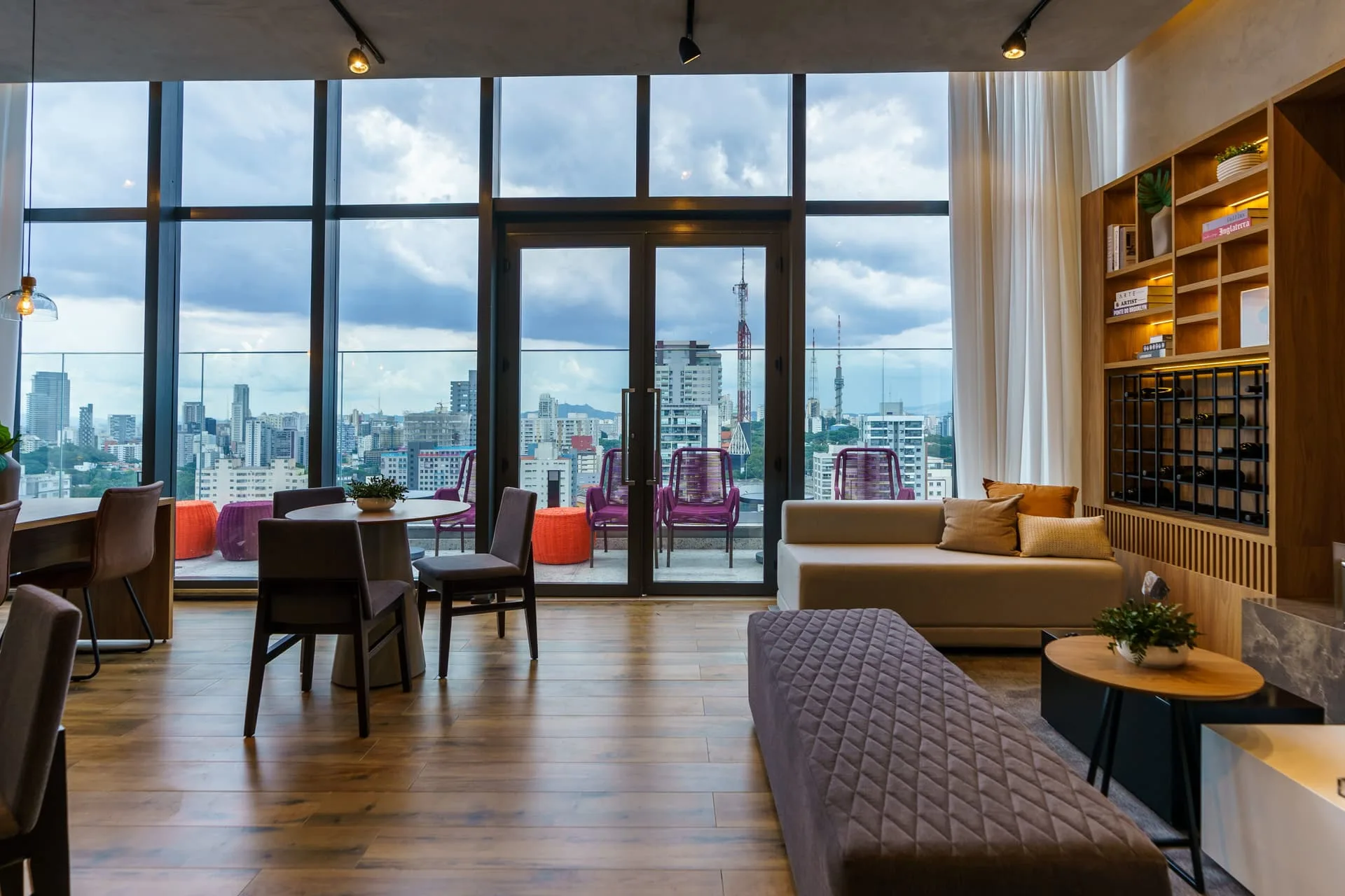 Haus Mitre Pinheiros, espaço gourmet com vista, curadoria iApartamentos, Pinheiros