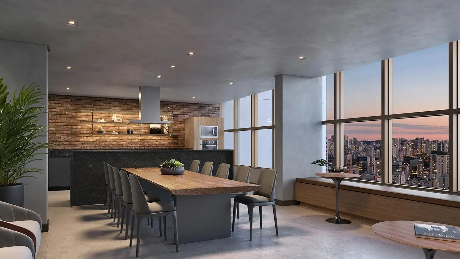 Helbor Open Mind, espaço gourmet 2, curadoria iApartamentos, Chácara Santo Antônio