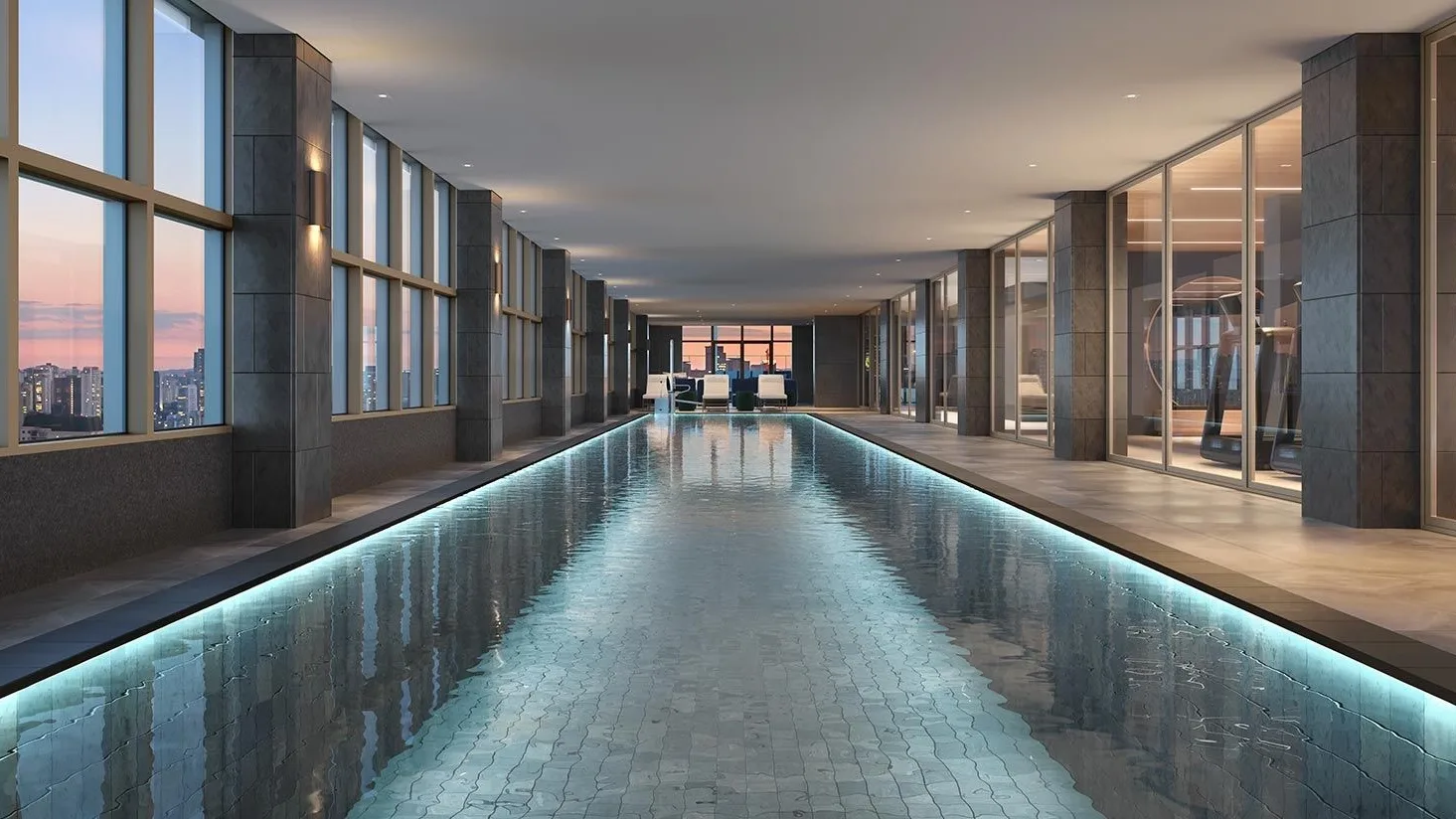 Helbor Open Mind, piscina coberta, curadoria iApartamentos, Chácara Santo Antônio