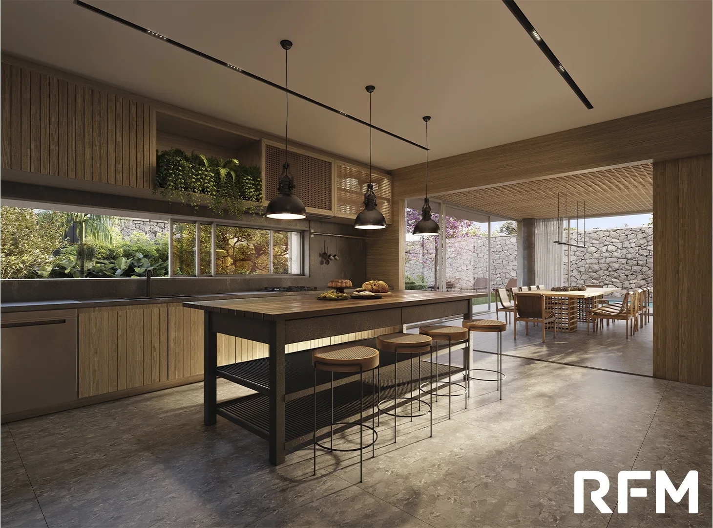 Kiná Alto de Pinheiros, cozinha integrada com ilha, curadoria iApartamentos, Alto de Pinheiros