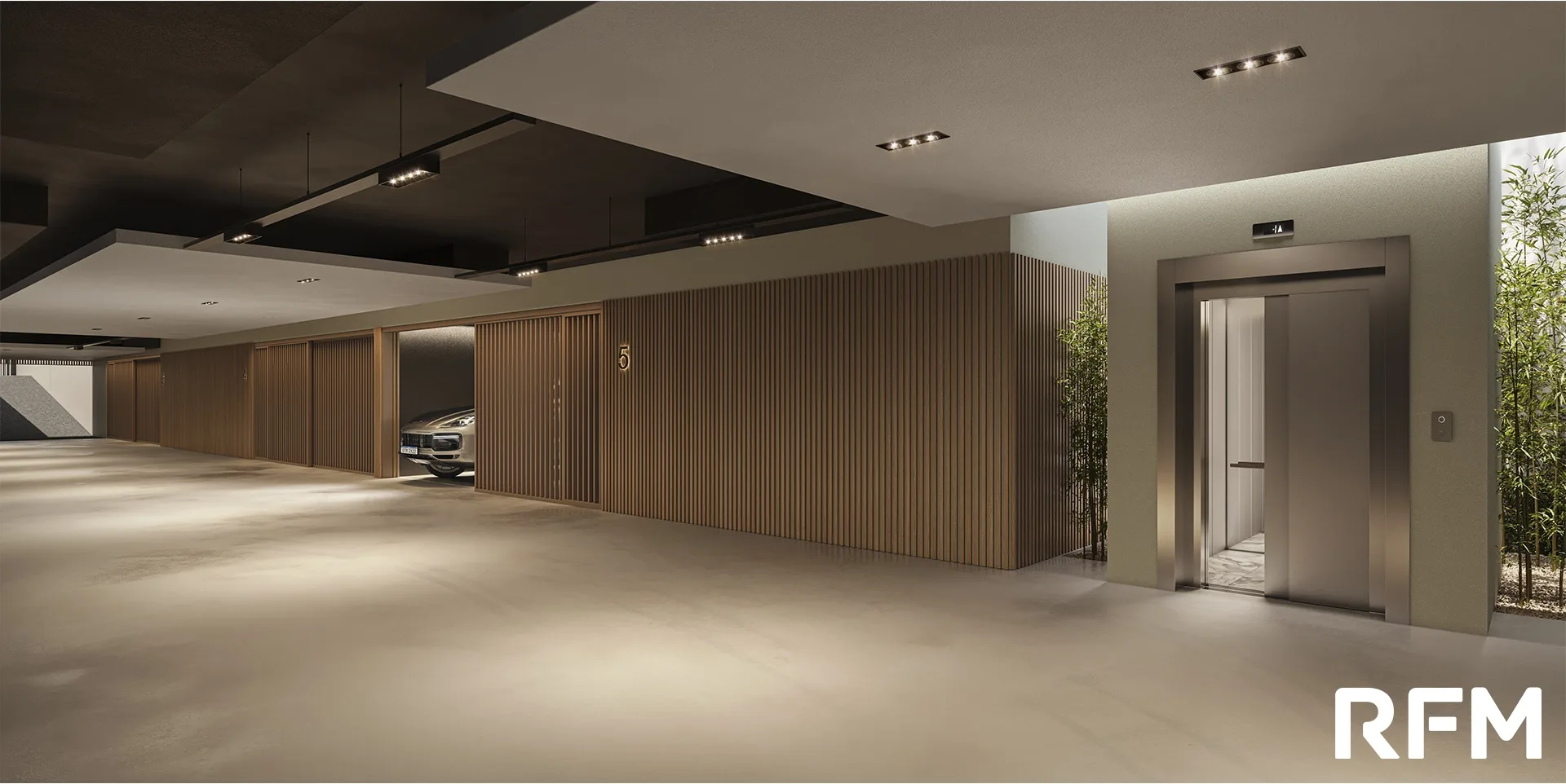Kiná Alto de Pinheiros, lobby do subsolo com elevador privativo, curadoria iApartamentos, Alto de Pinheiros